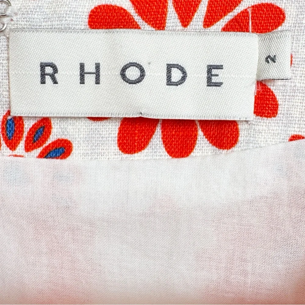 RHODE Mariana Linen Mini Dress | 2 - Picture 9 of 12